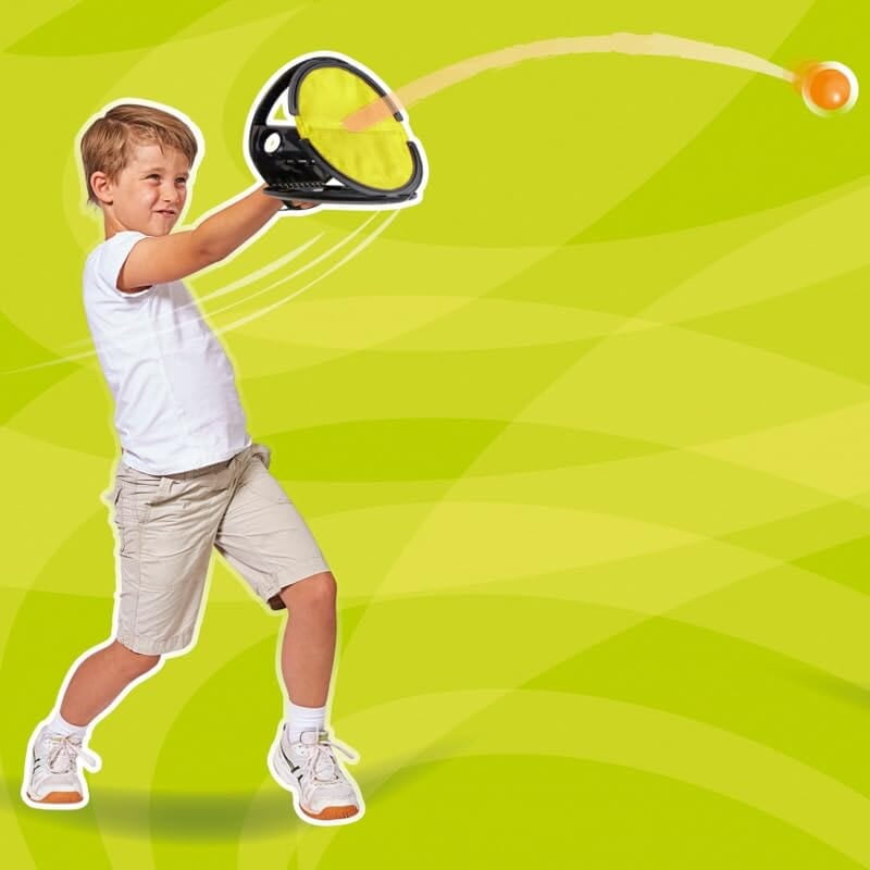 Throw & Catch Ball Game Fun Toy Catch and Throw Ball Outdoor Games for Kids Mix Colors Full Size 1 Set