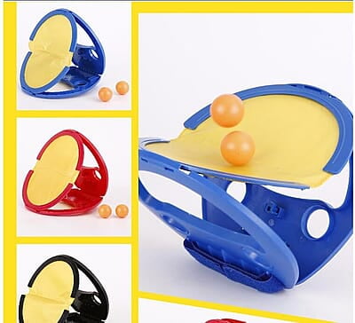 Throw & Catch Ball Game Fun Toy Catch and Throw Ball Outdoor Games for Kids Mix Colors Full Size 1 Set