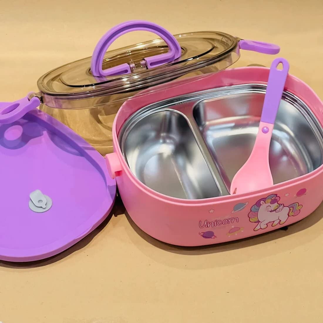 Two Partition Unicorn Lunch box Two Partition Unicorn Lunch box