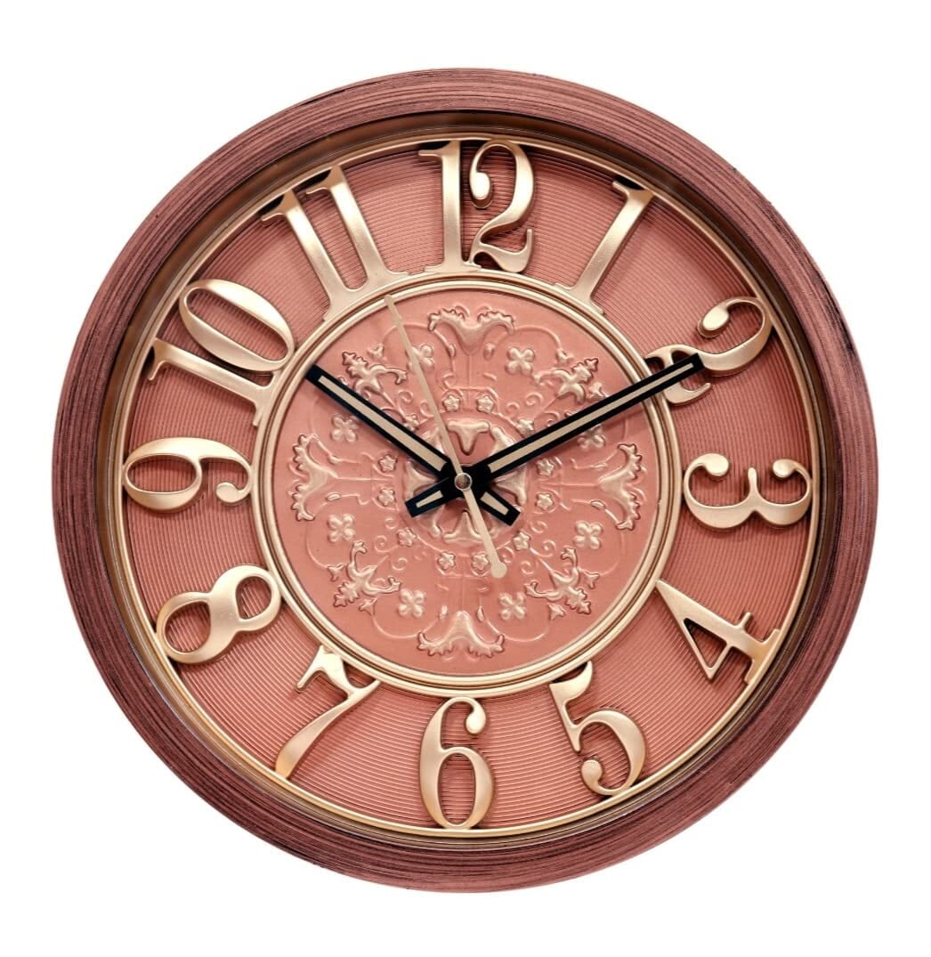 Vintage Product Designer Analogue Round Wall Clock Copper Finish (12 x 12 Inch) Vintage Product Designer Analogue Round Wall Clock Copper Finish (12 x 12 Inch)