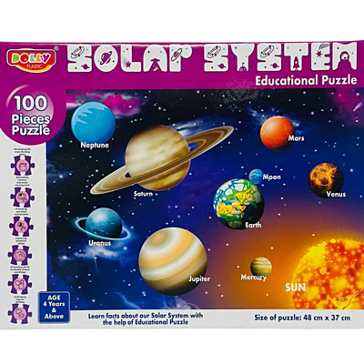 Solar System Outer Space Puzzle For 6 Year Old Kids and Above - Fun and Challenging | Educational Toys and Games for Focus, Memory, Mental Boost pack of 1 (48*37 cm)